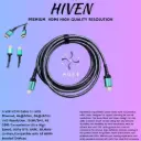 8K HDMI 2.1 Ultra High-Speed Cable 48Gbps 4K 120Hz 8K 60Hz HDR10 HDCP 2.3 DTS:X Braided Cord for Xbox, PC, TV, Laptop, Projector (green)